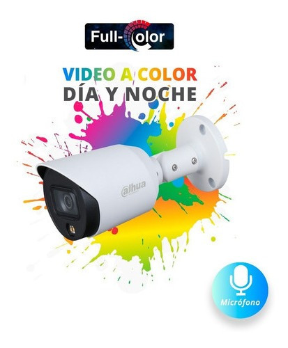 Camara Bullet 5 Megapixeles Ip67 Exterior Ir 20 Mts Color