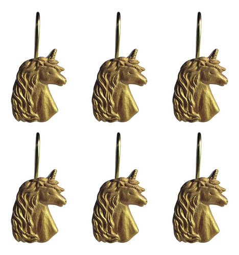 Twofish Home Unicorn Style Shower Curtain Hooks S / 12 Anill