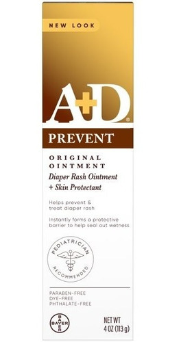 A+d Prevent Pomada Para La Dermatitis Del Pañal 