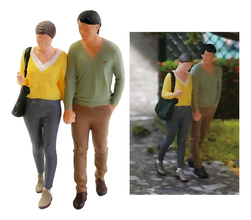 1: Figuras 64 Modelos Pareja Personas Para Escenas Amarillo