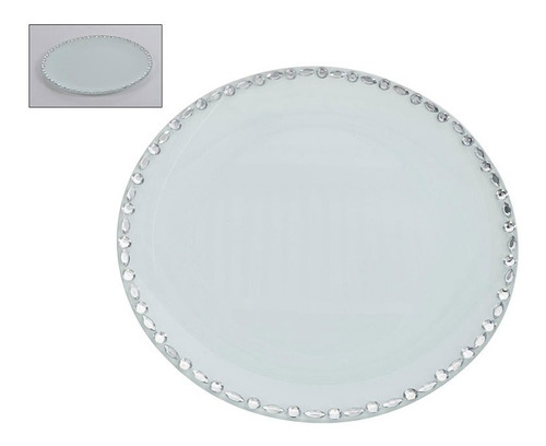 Plato Decorativo Vidrio 