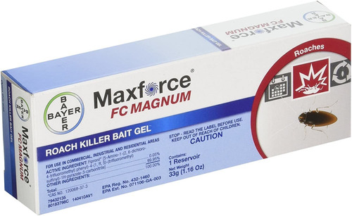 Bayer Maxforce, Fc Magnum, Matacucarachas Con Cebo En Gel