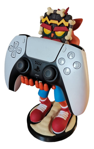 Combo Soportes Para Control O Celular Crash Bandicoot