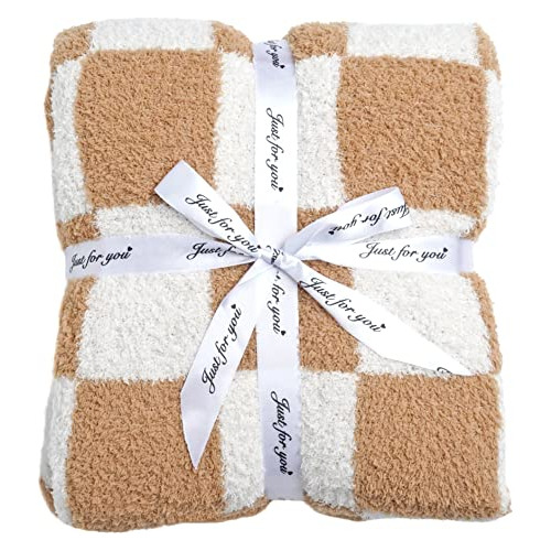 Ultra Soft Checkered Blanket Cozy Buffalo Check Throw F...