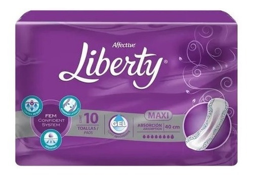 Affective Toallas Para Incontinencia Liberty Maxi 40cm