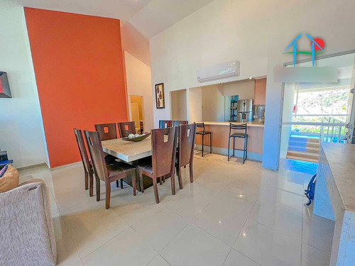 Cad Diamante Lakes Zafiro 327. Terraza Con Vista A La Alberca Y Jardines