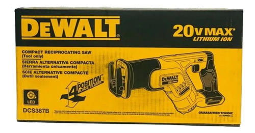 Serra Sabre Compacta 20v Max Li-ion Dcs387b S/bateria Dewalt