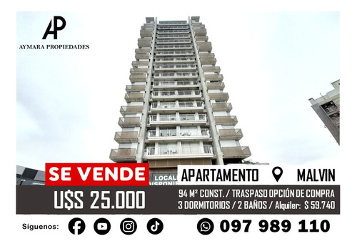 Apartamento En Venta De 3 Dormitorios En Malvin