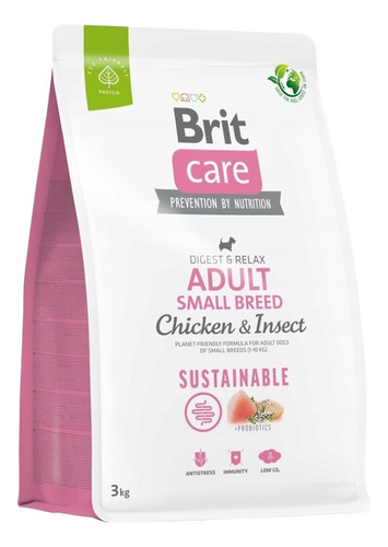 Brit Care® Adulto Small Breed Chicken & Insect 3kg Perros