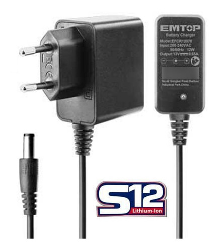 Cargador De Bateria Herramientas 12v 220v Emtop Efcr12070