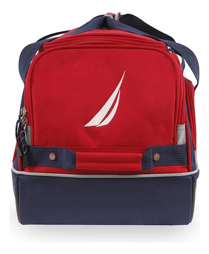 Nautica Submariner 22 Duffel, Red/navy