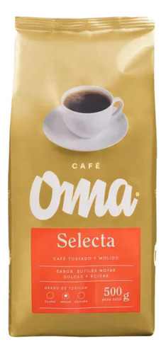 Café Selecta Molido - 500 Grs Oma - 100% Colombiano