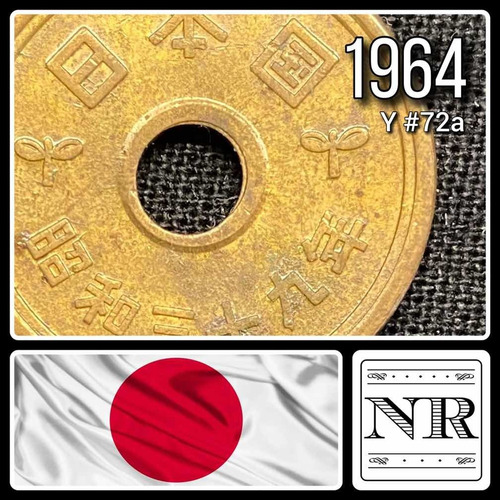 Japon - 5 Yen - Año 1964 (39) - Y #72a - Showa