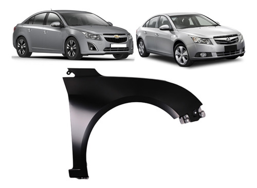 Guardabarro Chevrolet Cruze 2010 2011 2012 2013 2014 Derecho