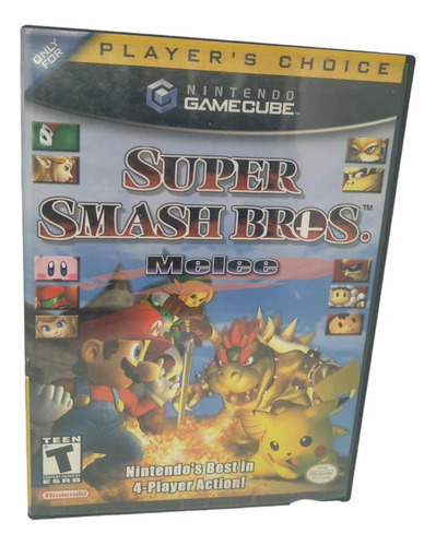 Super Smash Bros Melee Original Nintendo Gamecube Sem Manual (Recondicionado)