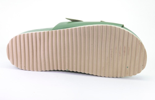 Imagem 6 de 6 de Sandália Birken Feminina Candy Color Verde Couro Legítimo