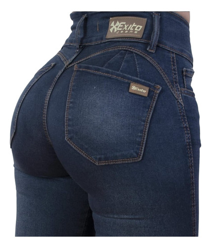 Jeans Elastizados Mujer - Marca Exito Con Bolsillos