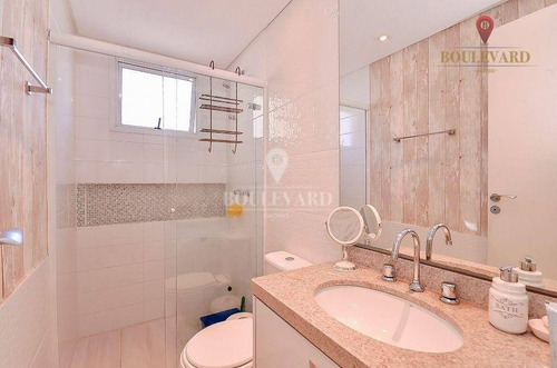 Imagem 12 de 30 de Cobertura No Residencial Joy, Com 2 Dormitórios À Venda, 96 M² Por R$ 678.000 - Vila Izabel - Curitiba/pr - Co0045