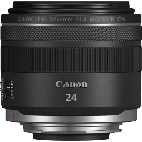 Lente Canon Rf 24mm F/1.8 Macro Is Stm Negro