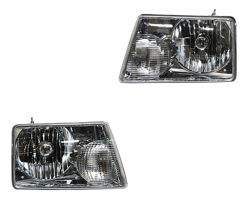 Par Juego Faros Ford Ranger 2001 - 2004 P/un Cuarto  Yry