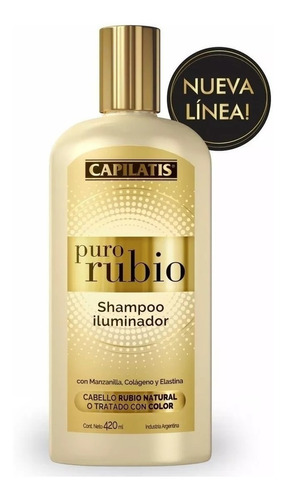 Shampoo Capilatis Puro Rubio- Iluminador 420ml