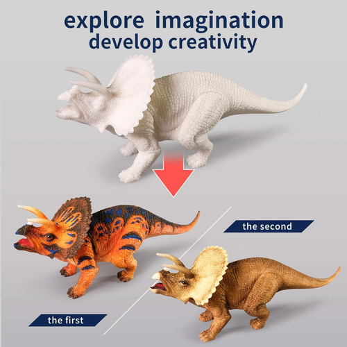 Kit De Pintura De Dinosaurios 3d Con 12 Dinosaurios Para Niñ