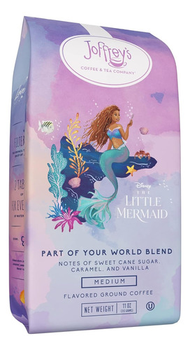 Café Joffreys Disney Little Mermaid Azúcar Caramelo Vainilla