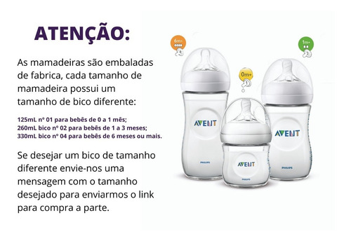 3 Mamadeira Avent Petala - Anticolica 100%original (dragão)