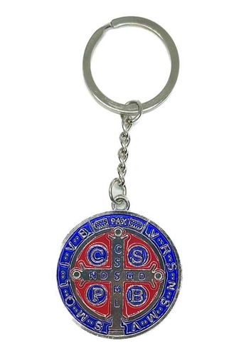 Kit 10 Medalhas São Bento Azul Proteção No Alcance Das Mãos