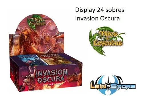 Display 24 Sobres Invasión Oscura Mitos Y Leyenda Display 24 Sobres Invasión Oscura Mitos Y Leyenda