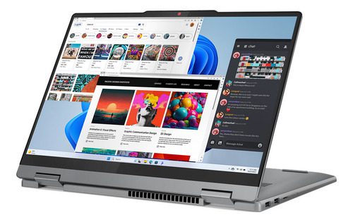 Notebook Ideapad 5 2en1 9na Gen 14 Amd Ryzen 5 Color Gris