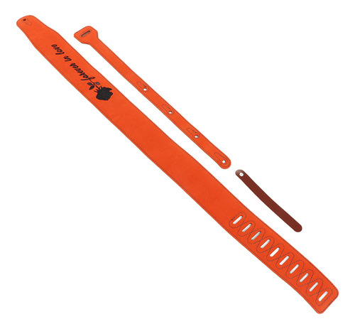Correa De Guitarra De Cuero Nubuck Ajustable Para Bajo Eléct