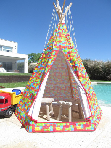 Carpa Infantil Niños Niñas Tipi Casita De Juego Pelotero