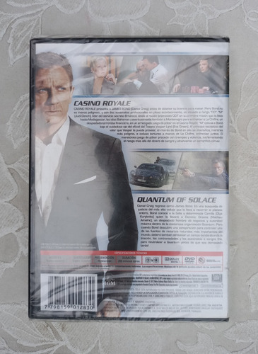 007 Casino Royale + Quantum Of Solace X 2 Dvds Nuevo Sellado