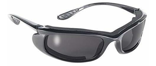 Gafas De Sol - Unisex-adult Biker Sunglasses (black-smoke, O