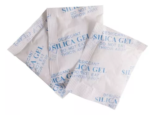 Gel de Sílice 5g 100pz Silica Gel Para Humedad DeseCamen SOBRES 2G