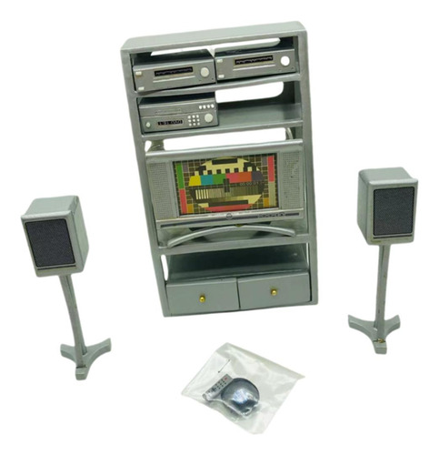 Juego De Altavoces En Miniatura Para Casa De Altura 16cm