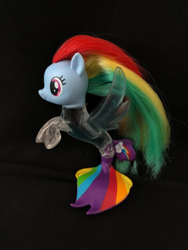 Rainbow Dash Agua Pony De Mar Sirena My Little Pony (Usado)