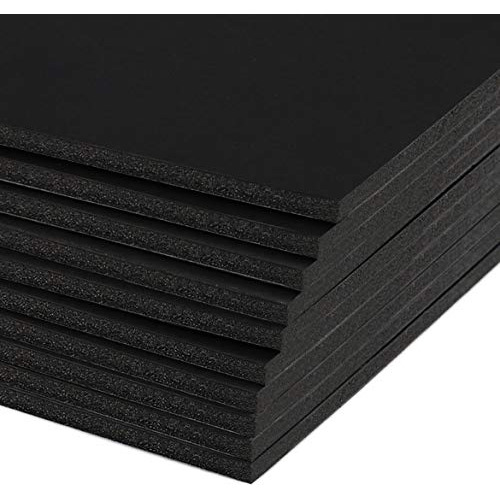 Mat Board Center Paquete De 10 316 Black Foam Core Backing B