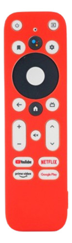 Funda Para Control Mecool Km2, Km2 Plus, Onn / Rojo