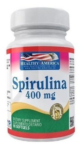 Espirulina 400mg 90 Softgels Health - Unidad a $588