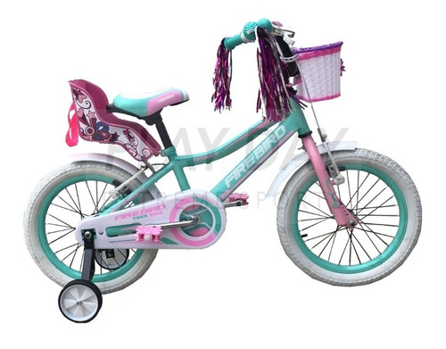 Bicicleta Firebird Rodado 16 Infantil Con Rueditas