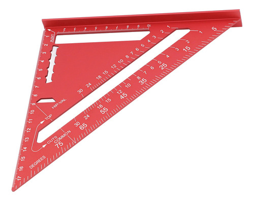 Viga Doble De Aleación De Aluminio Red Red Speed Square De 7