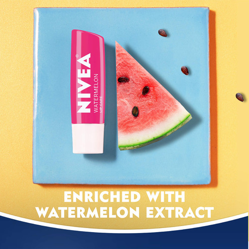 Bálsamo Labial Nivea Watermelon Tinted Lip Care, Pacote Com