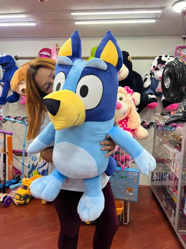 Bluey Peluche Gigante De 80cm Más 3 Globos Perfumadito