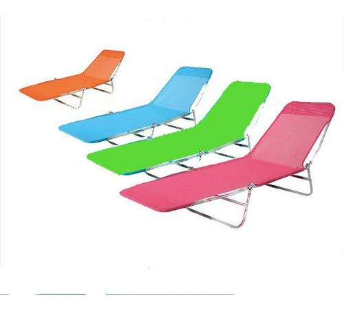 Reposera Sillon Silla Camping Reclinable Playa Pilet Valija