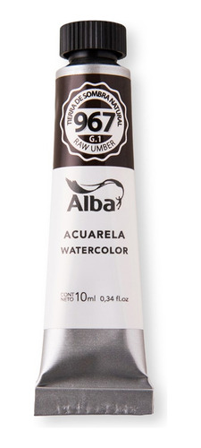 Acuarela Alba 10ml.tierra Sombra Natural 967