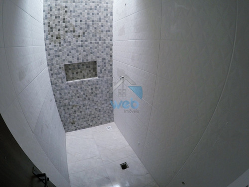 Imagem 11 de 26 de Excelentes Casas Em Pequeno Condomínio No Bairro Campo De Santana, Com Dois Quartos, Sala, Cozinha Americana, Banheiro Social E Área De Serviços. - Ca01630 - 70039866