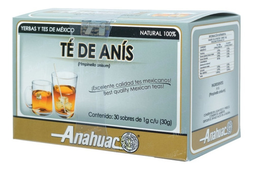 Te Anis (30 Sobres) Anahuac