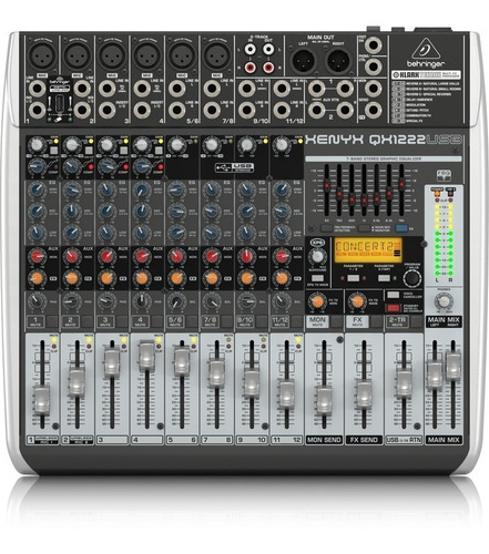 Mixer Behringer Xenyx Qx-1222 Usb Envío Gratis Cuo
